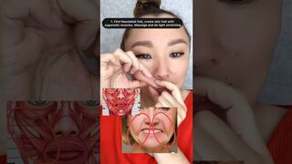 FACE YOGA FOR NASOLABIAL FOLDS. LAUGH LINES #facemassage #faceyoga #laughlines