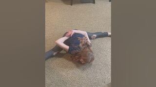 My sister crazy flexible! subscribe and we’ll make more! #sister #flexible #crazy #shorts