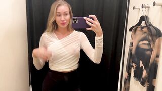 [4K] Transparent Clothing Try-on Haul with Hillary | See through clothes