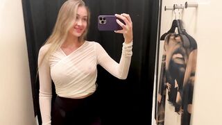 [4K] Transparent Clothing Try-on Haul with Hillary | See through clothes