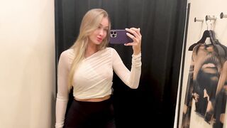 [4K] Transparent Clothing Try-on Haul with Hillary | See through clothes