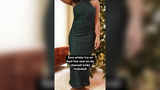 Full Zara winter try on haul with holiday looks is live now! #tryonzarahaul #zara #clothinghaul