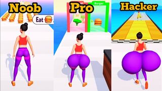 twerk race 3d noob vs pro vs hacker vs god | Roblox twerk race 3d | Roblox twerk #roblox