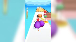 Twerk Race 3d Level - 8 || Twerk Race Running Game #shorts #youtubeshorts #twerkracegame