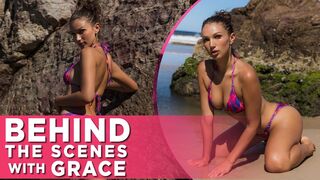 Exclusive Look: Grace's Beachside Shoot in Neon Spark Bikinis