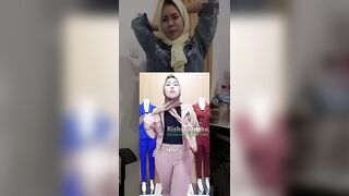 live online clothing store sales, fashion style tudung hijab, outfit jilbab, try on haul hijabers