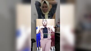 live online clothing store sales, fashion style tudung hijab, outfit jilbab, try on haul hijabers