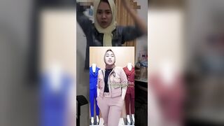 live online clothing store sales, fashion style tudung hijab, outfit jilbab, try on haul hijabers