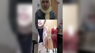 live online clothing store sales, fashion style tudung hijab, outfit jilbab, try on haul hijabers