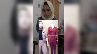 live online clothing store sales, fashion style tudung hijab, outfit jilbab, try on haul hijabers