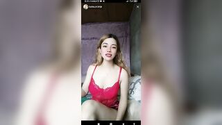 live streaming janda seksi lingerie merah daily vlog