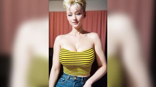 4K AI LOOKBOOK Yellow bikinis girls AI Looking