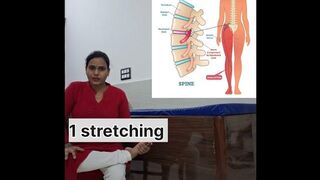 stretching for sciatica nerve pain #shorts #viralshorts #physiotherapist #sciatica #pain