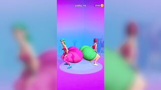 Twerk Race 3 D—Running Game Level- 15 #shorts #trending