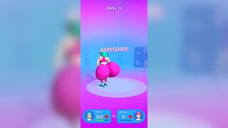 Twerk Race 3 D—Running Game Level- 15 #shorts #trending