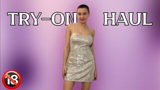 See-through Try On Haul Women Clothes | Fully Transparent Lingerie | Very revealing!????