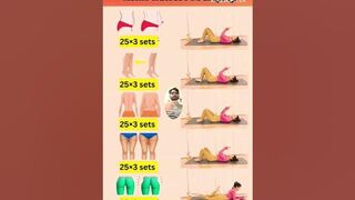 Weight Loss Exercises at Home #yoga #weightloss #fitnessroutine #short #shorts