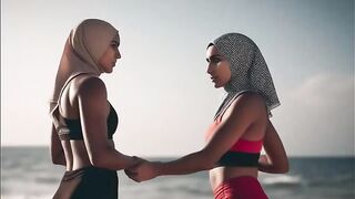 Hijab Women in Bikinis (AI)