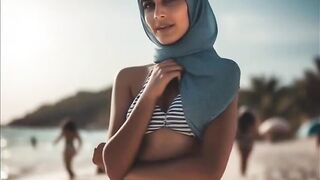 Hijab Women in Bikinis (AI)