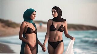 Hijab Women in Bikinis (AI)