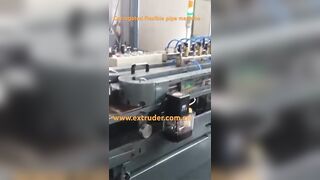 Corrugated flexible pipe machine