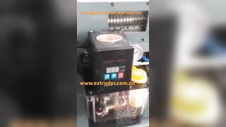 Corrugated flexible pipe machine