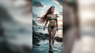 Mera's new Armors and Bikinis - Epic Dramatic Music - AI Lookbook