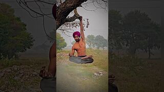 Meditation yoga challenge accepted ????‍♂️ #shortvideo #yogapractice #challenge #youtubeshorts #india