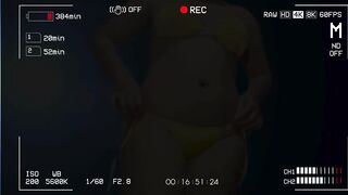 BODY POSITIVE CURVY PLUS SIZE CHUBBY BBW LOW WAIST YELLOW LINGERIE LOVER