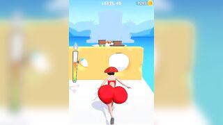 Twerk Run | Funny Games | Twerk Race 3D Running Game | Android Gameplay (Level 43 To 45) #shorts