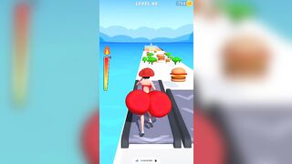 Twerk Run | Funny Games | Twerk Race 3D Running Game | Android Gameplay (Level 43 To 45) #shorts