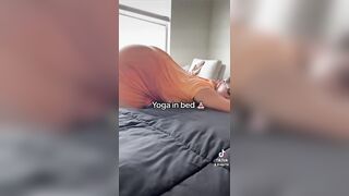 Yoga in bed ????????‍♀️???? #shorts #tiktok