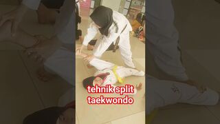 tehnik split taekwondo #shorts#taekwondo#split#stretching