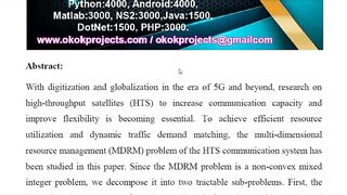 Flexible Resource Management in High Throughput Satellite Communication Systems A Two Stage Machine