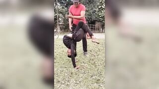 Yogasan Practice Tonikbyamagargroup #trending #army #acroyogafun #funnyyoga #yoga #armylover #viral