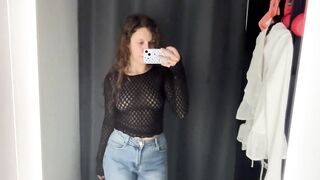 See-through Try On Haul Women Clothes | Fully Transparent Lingerie | Very revealing!????