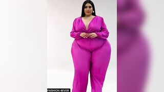 Plus Size Lingerie Fashion Women Try On Haul sexy Dresses #plussize #lingerie #curvy