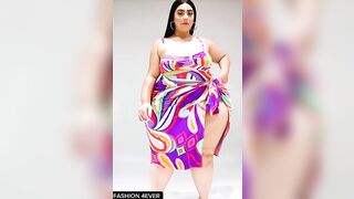 Plus Size Lingerie Fashion Women Try On Haul sexy Dresses #plussize #lingerie #curvy