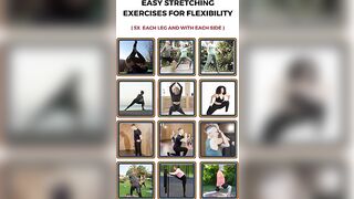 Easy stretching exercises for flexibility #stretching #flexibility