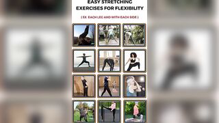 Easy stretching exercises for flexibility #stretching #flexibility