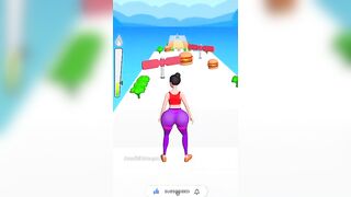 Twerk race 3d Running Game online funny video 2024 #shorts #gameplay