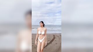 TikTok Beach Babes in Bikinis Compilation! ????️???? #Sizzle8X #BustyBabe