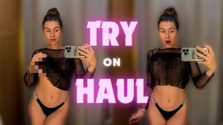 Transparent Clothes Haul with Mia | See through Try-on Haul