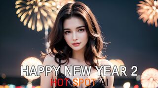 AI Art Lookbook 4K | Happy New Year 2 | Lingerie Fashion Show | AI Beauty Girl | AI 룩북 실사 그림