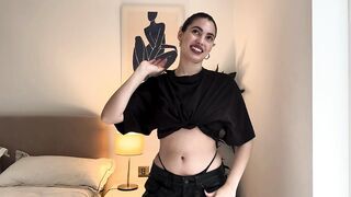 Mesh & Leather lingerie Try-On Haul | 4k | Anoeses red leather set