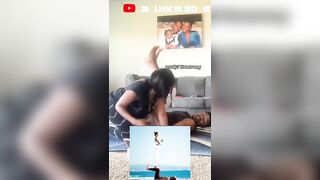 EXTREMELY FUNNY COUPLES #YOGA CHALLENGE ???????????? #funnyshorts