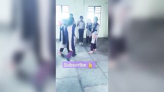 Yoga step by students on Ham katha sunate Ram #Ayodhya #song #trending #viral #youtubeshort #shorts