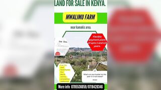 Land for sale in Kenya with Flexible payment plans of UpTo 1 and 1/2 years.