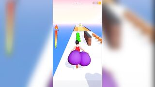 twerk race 3d games level 2 #shorts#viral #youtubeshorts