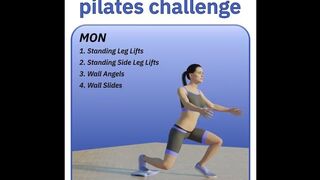 Pilates challenge with no equipment